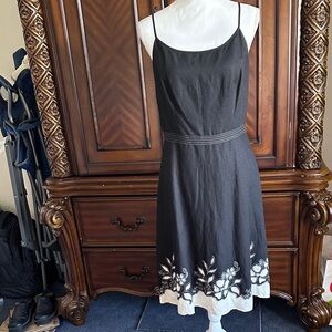 Ann Taylor Elegant Black Dress